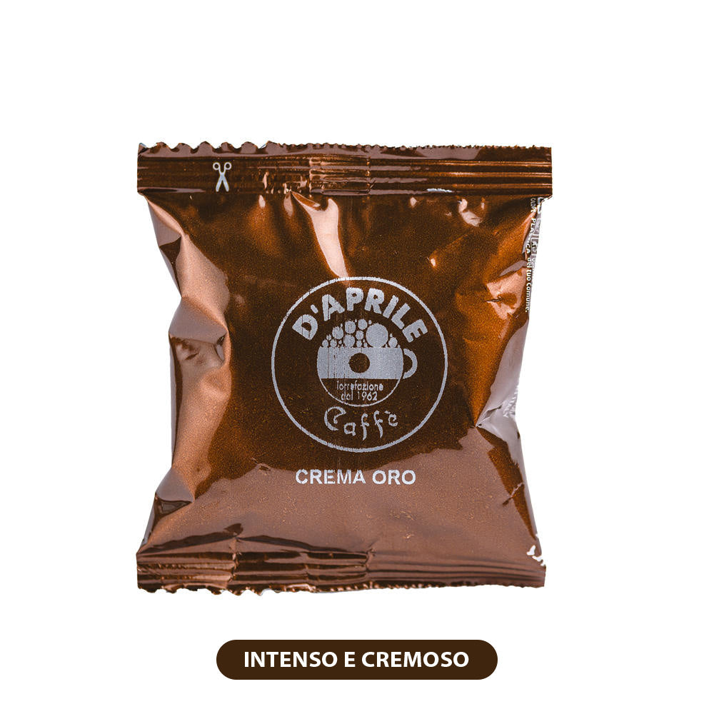 CAPSULE COMPATIBILI - LAVAZZA ESPRESSO POINT - MISCELA CREMA ORO - 100 pz