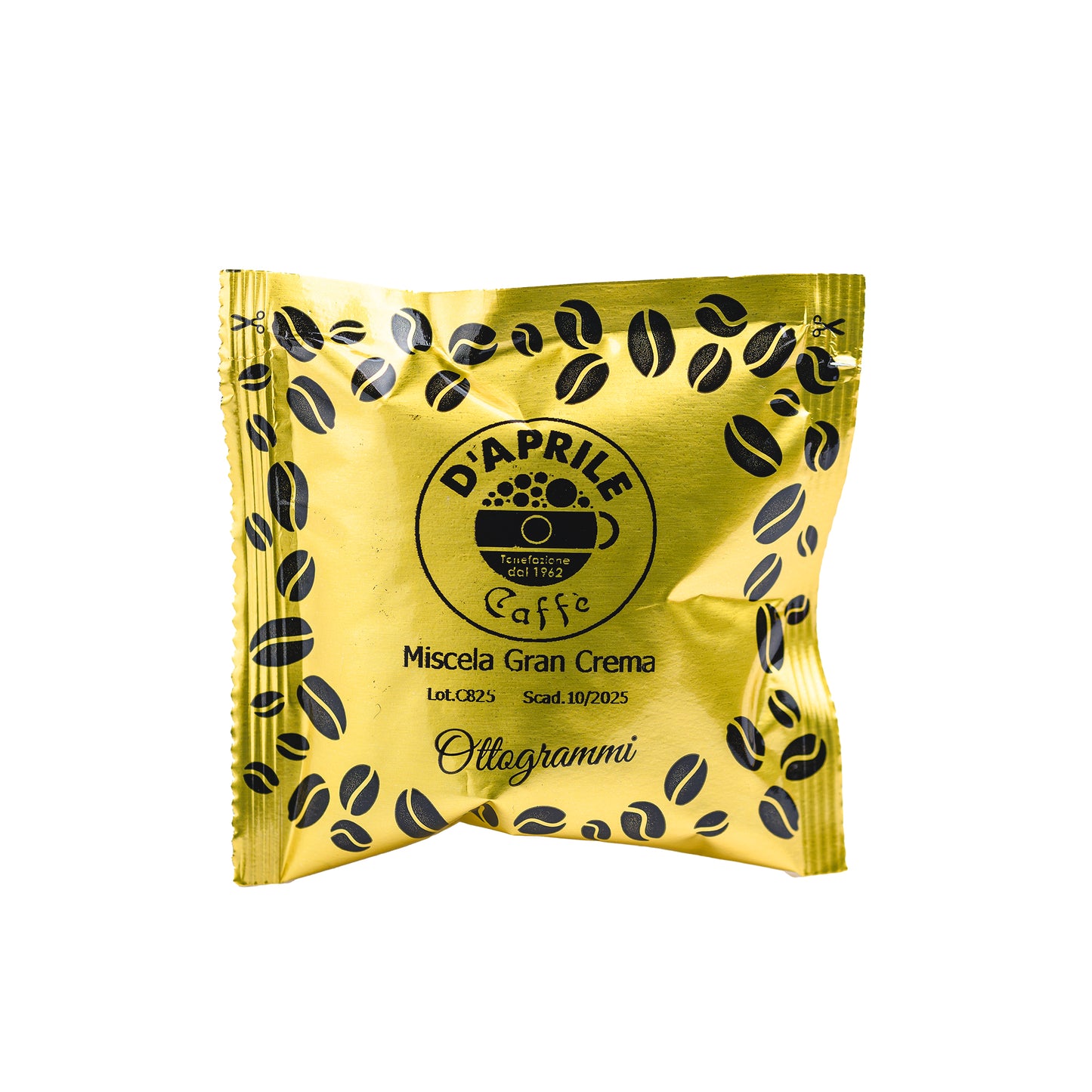 CIALDA DI CARTA ESE44 mm - MISCELA GRAN CREMA 8 grammi - 100 pz