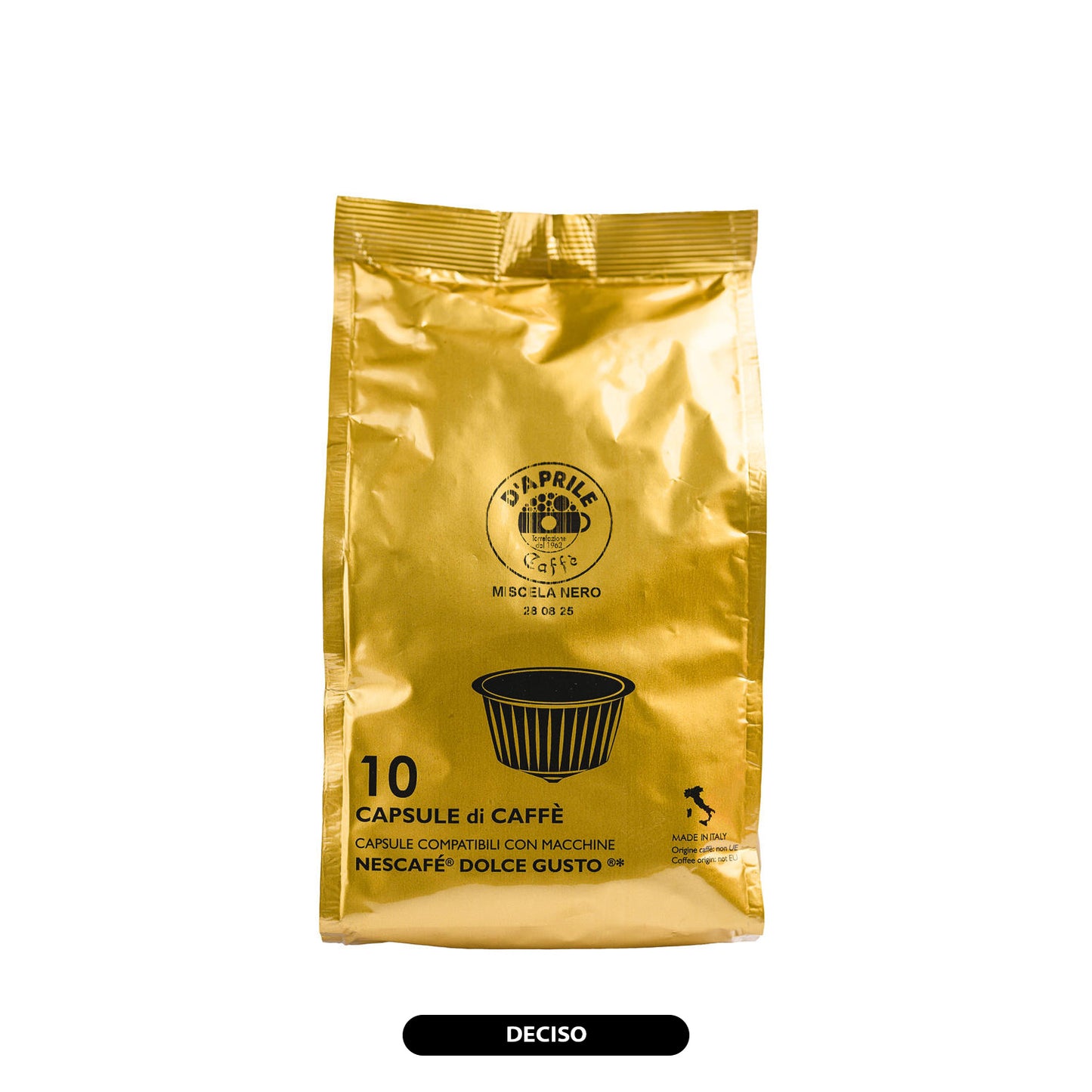 CAPSULE COMPATIBILI - NESCAFE' DOLCE GUSTO - NERO - 100 pz