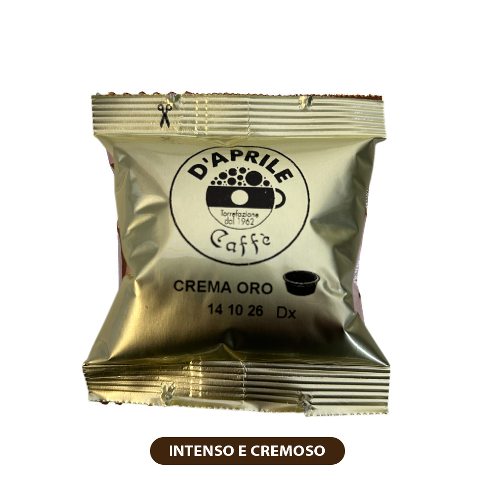 CAPSULE COMPATIBILI - LAVAZZA A MODO MIO - MISCELA CREMA ORO - 50pz