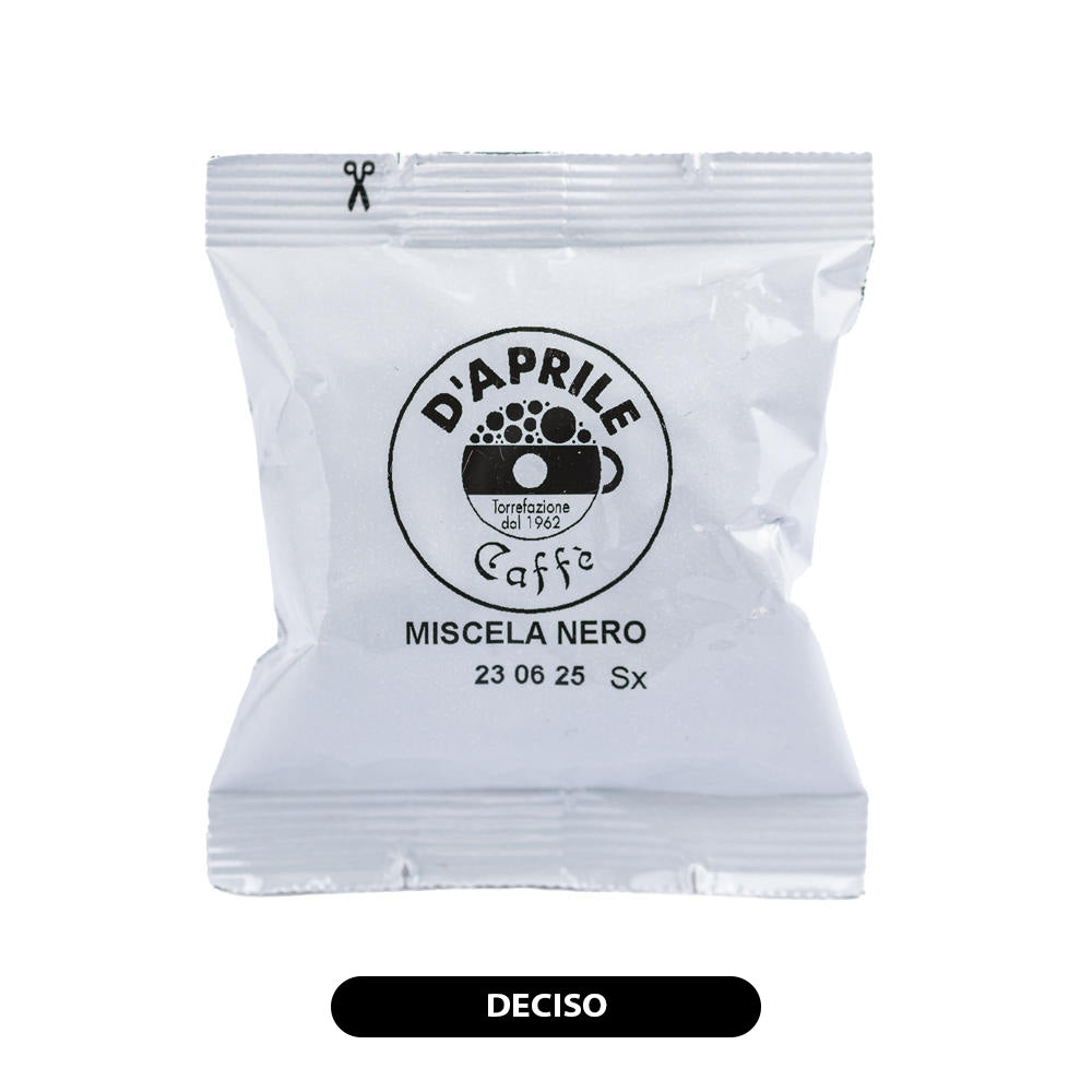 CAPSULE COMPATIBILI - LAVAZZA A MODO MIO - MISCELA NERO -  100pz -150pz -200pz