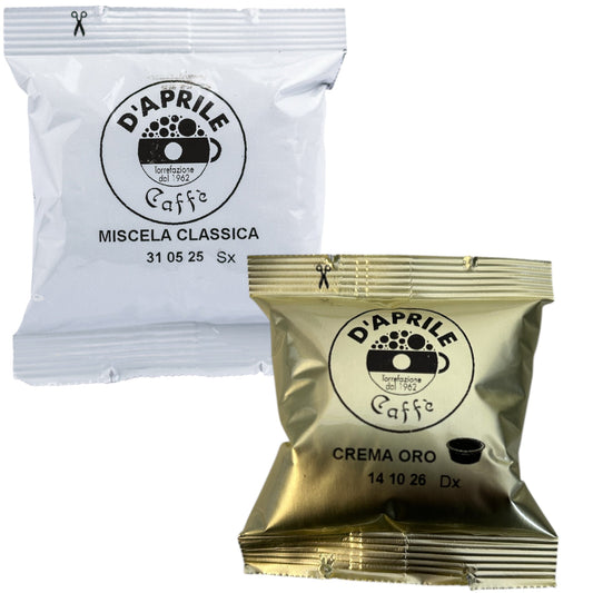 CAPSULE COMPATIBILI - LAVAZZA A MODO MIO - MIX DAPRILE equilibrio e piacevolezza